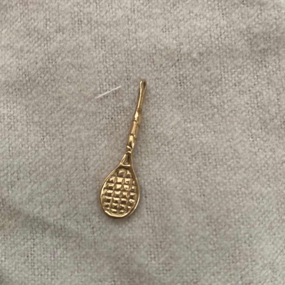 Tennis racket pendant (no chain)
